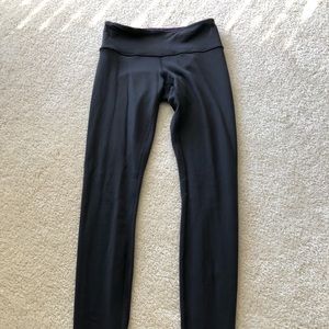 Reversible lululemon leggings - plum and back